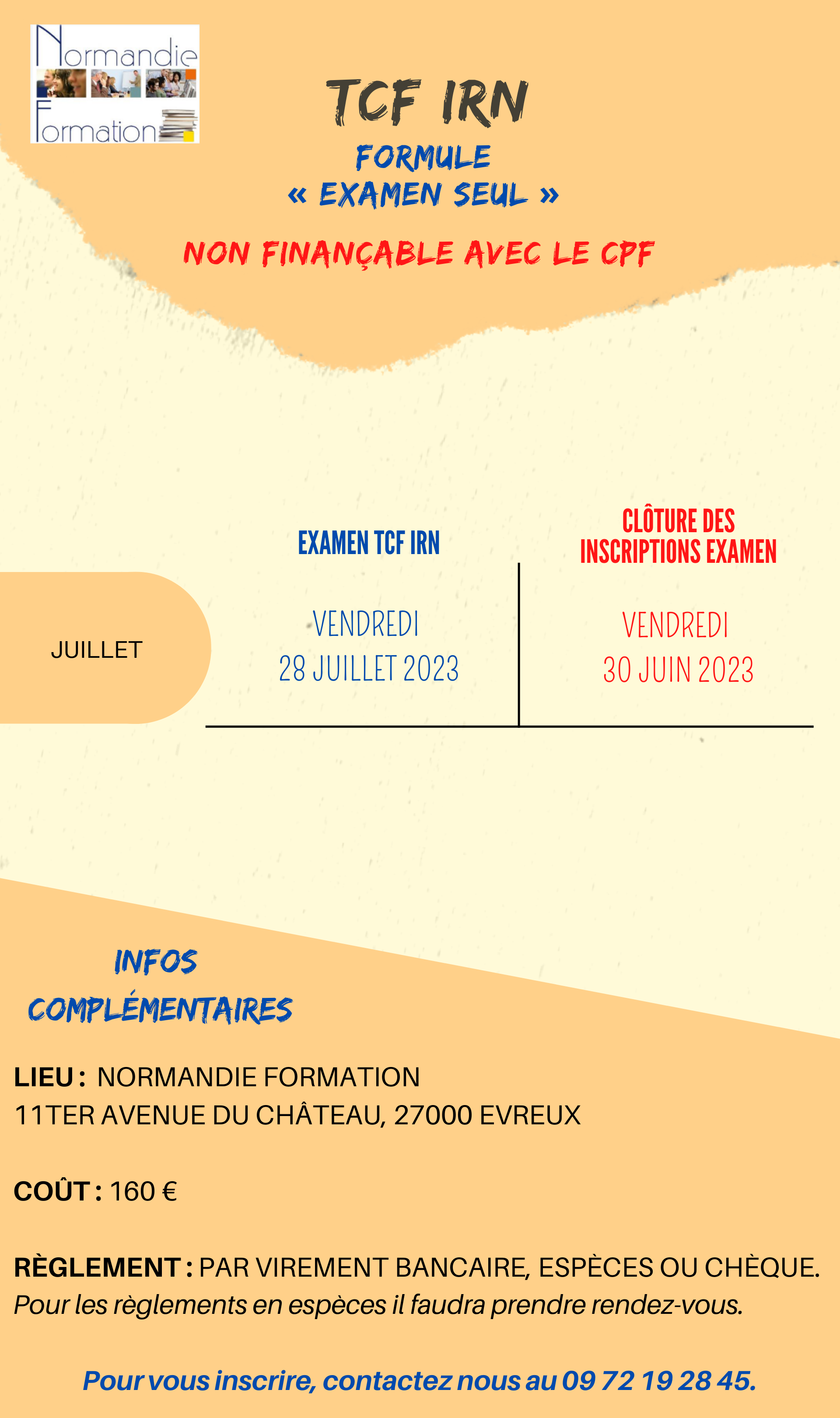 Tcf Test De Connaissance Du Français Normandie Formation 